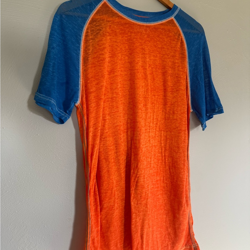 Buckle Orange and Blue Short Sleeve Tee
